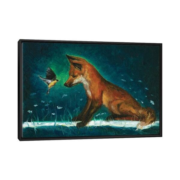 iCanvas "Riot Of Flowers Daisies" by Aliza and Her Monsters Framed